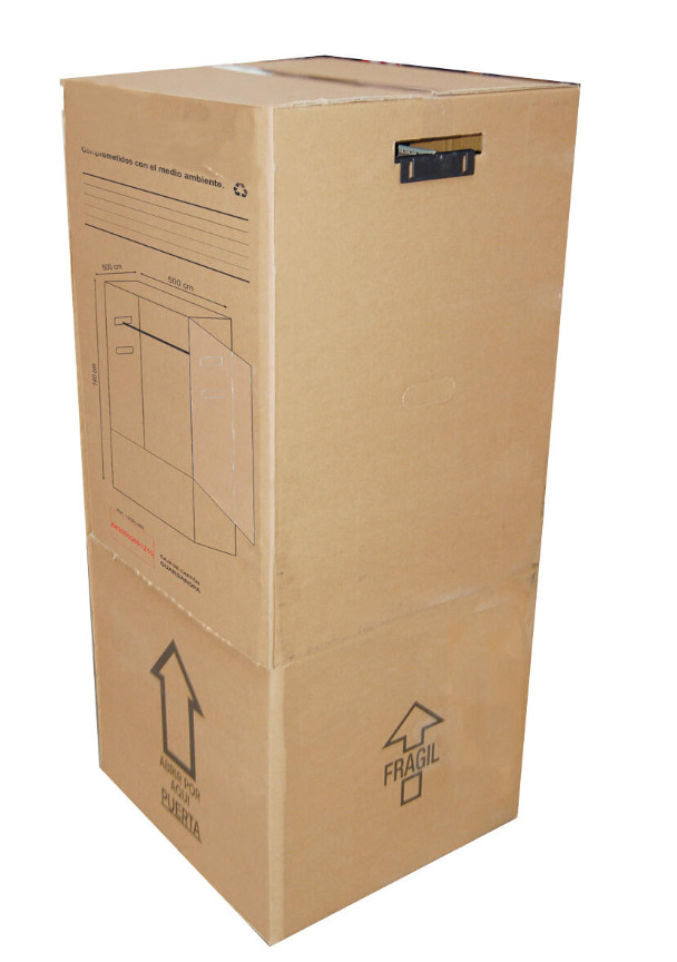 Caja armario de cartón